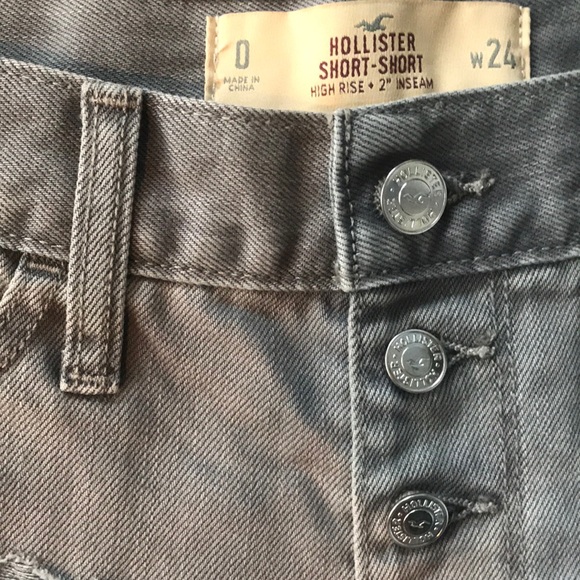 NEW hollister grey shorts - Picture 2 of 5